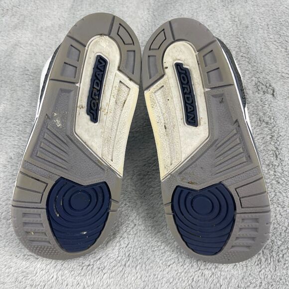 Nike Air Jordan 3 Retro Midnight Navy Blue White DM0968-140 Kids Shoes size 10C - Picture 6 of 9